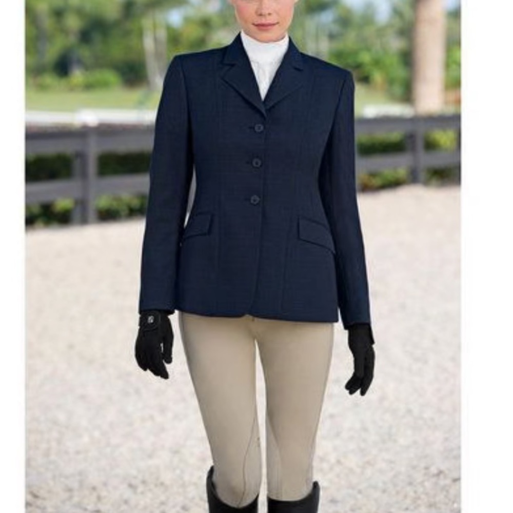 Equestrian Show Button Down Blouse - Professional Work